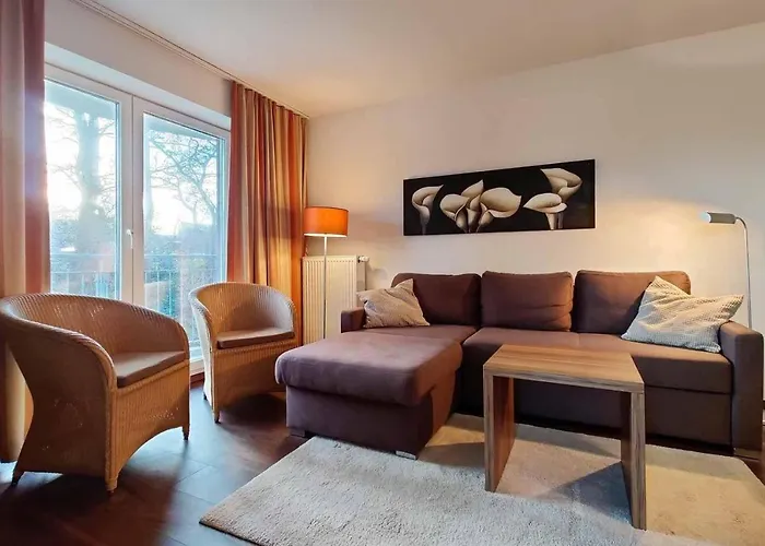 Strandnahe Ferienwohnung 201 Residenz Hohe Lith Duhnen mit Sky-TV